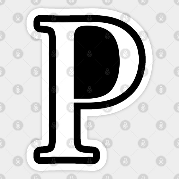 Alphabet P Sticker by maro_00